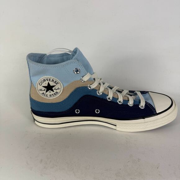 Converse Chuck Taylor All Star 70 Hi Athletic Shoes Men's 9.5 Blue Lace-Up - Picture 3 of 9